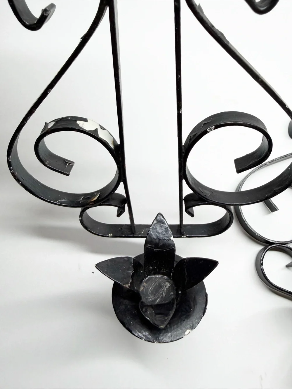 Wrought Iron Taper Candle Sconces